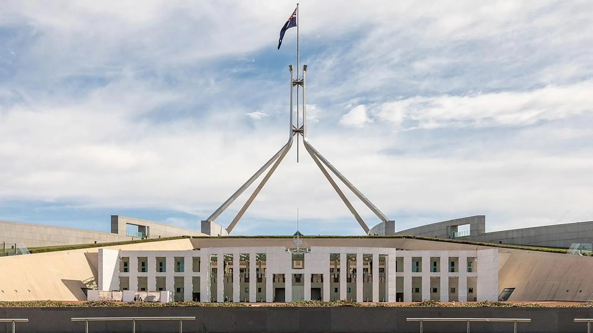 El parlamento australiano, en la ciudad de Canberra