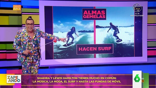 Las imágenes que llevan a Torito a pensar que Hamilton y Shakira son almas gemelas" Las imágenes que llevan a Torito a pensar que Hamilton y Shakira son almas gemelas"
