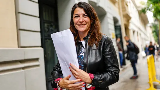 La exdirigente de Vox Macarena Olona y presidenta de Caminando Juntos, registrando su partido. La exdirigente de Vox Macarena Olona y presidenta de Caminando Juntos, registrando el partido