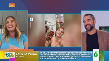 Sandra recuerda que su novio salió de un vestuario español pálido y descompuesto porque habia gente desnuda