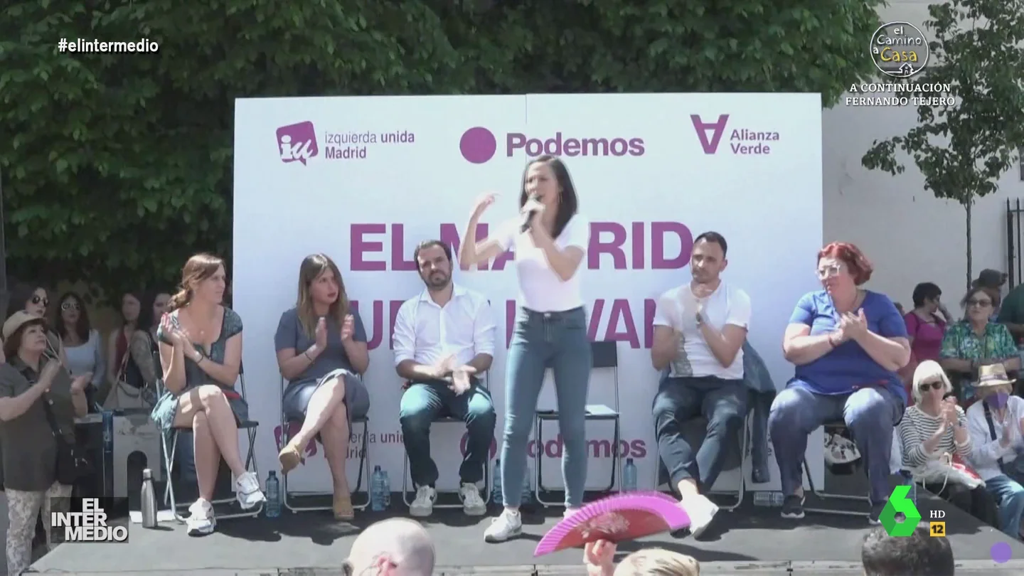 Vídeo manipulado - El trabalenguas de Ione Belarra en pleno mitin de Podemos Vídeo manipulado - El trabalenguas de Ione Belarra en pleno mitin de Podemos