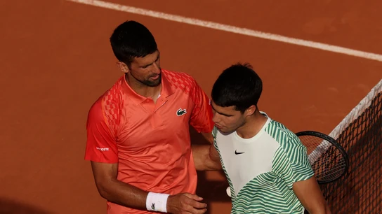 Novak Djokovic y Carlos Alcaraz Novak Djokovic y Carlos Alcaraz