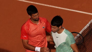 Novak Djokovic y Carlos Alcaraz