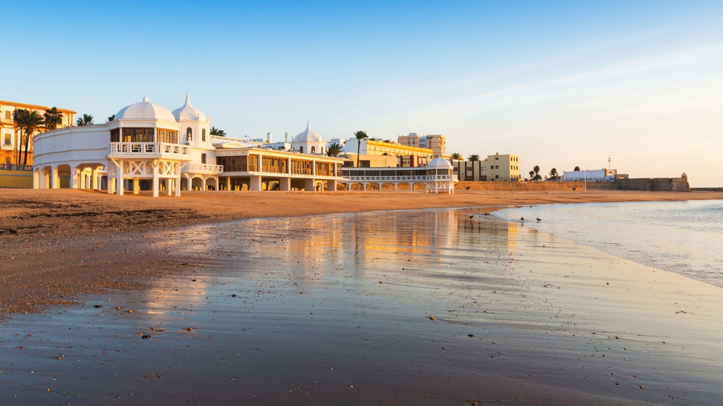 Playa de La Caleta, en C&aacute;diz