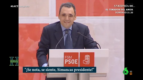 Cronología del 'tamayazo': así fueron las escasas horas de euforia de un joven Simancas que se veía como presidente de Madrid Cronología del 'tamayazo': así fueron las escasas horas de euforia de un joven Simancas que se veía como presidente de Madrid