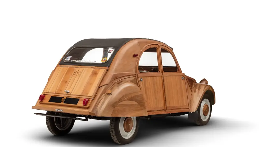 Citroën 2CV de madera