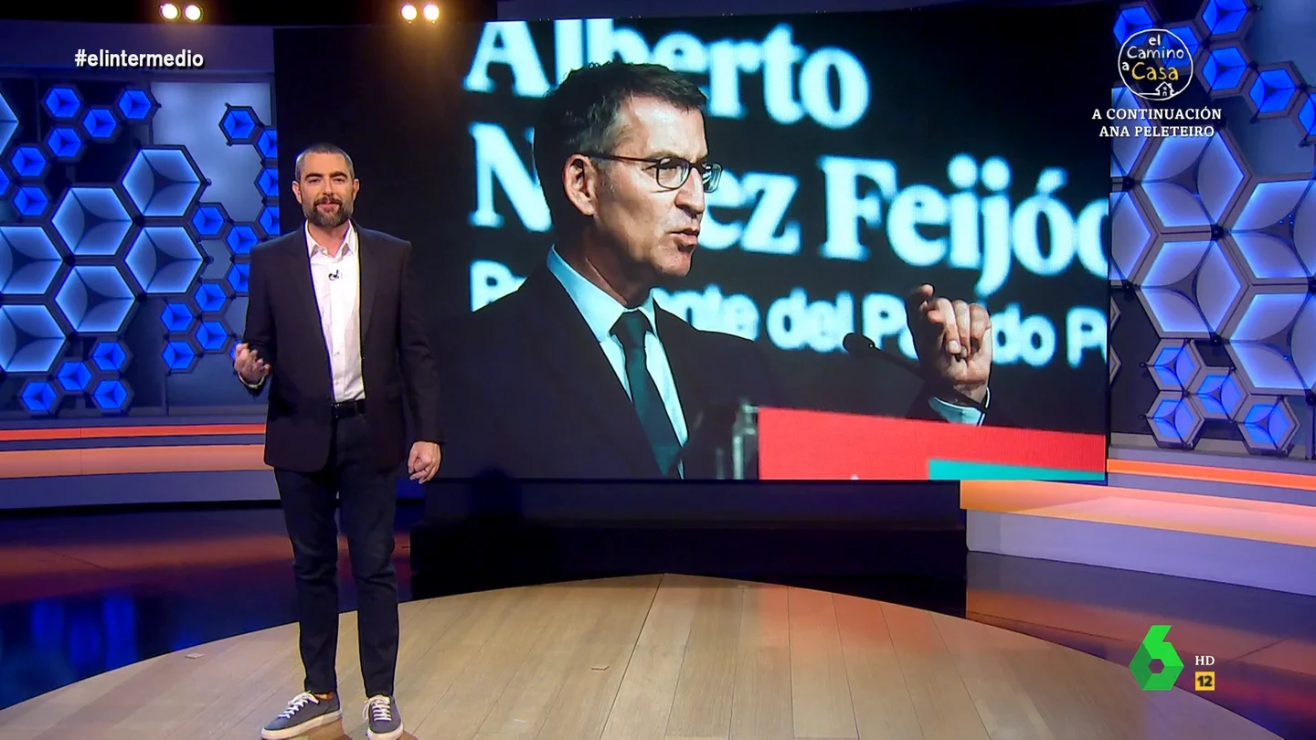 Dani Mateo sobre la inspiración de Feijóo en su última cita: "La pones debajo de una foto de Gandhi y creo que ha sido él" Dani Mateo sobre la inspiración de Feijóo en su última cita: "La pones debajo de una foto de Gandhi y creo que ha sido él"