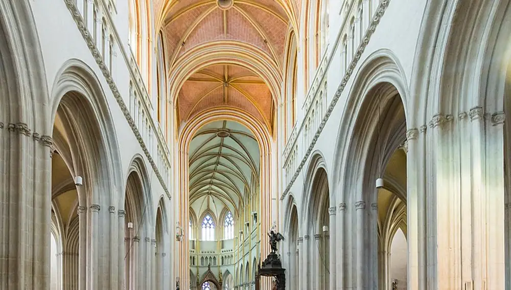 Interior de la Catedral de Quimper