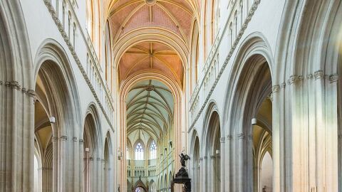 Interior de la Catedral de Quimper