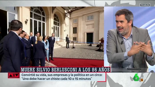Carlos Cue, sobre Silvio Berlusconi: "Ha sido el mayor destructor de políticos de la izquierda italiana, ha hecho barbaridades" Carlos Cue, sobre Silvio Berlusconi: "Ha sido el mayor destructor de políticos de la izquierda italiana, ha hecho barbaridades"