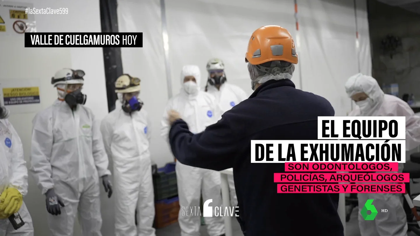 Forenses, odontólogos o arqueólogos: quién es quién en la exhumación de Cuelgamuros de víctimas del franquismo Forenses, odontólogos o arqueólogos: quién es quién en la exhumación de Cuelgamuros de víctimas del franquismo
