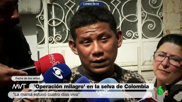 Padre de los niños rescatados en Colombia