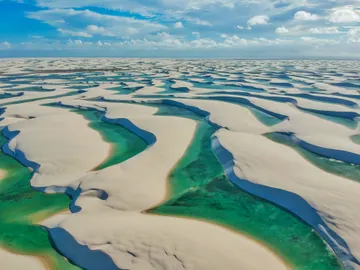 Parque Nacional de los Lençóis Maranhenses, en Brasil Parque Nacional de los Lençóis Maranhenses, en Brasil