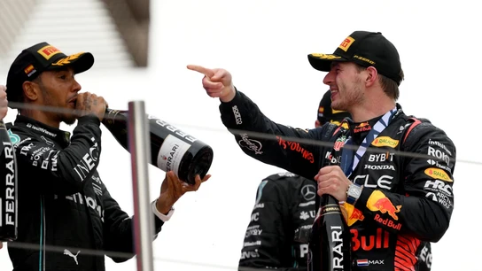 Max Verstappen y Lewis Hamilton Max Verstappen y Lewis Hamilton