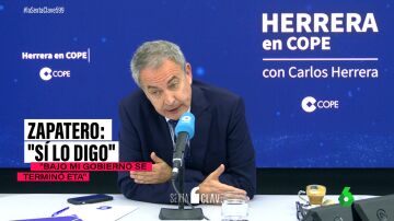  Zapatero y su "sí lo digo" sobre el fin de ETA: "Bajo mi Gobierno se terminó, se entregó y se rindió ETA"