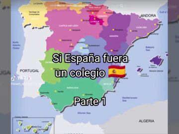 El mapa que muestra 'qué tipo de estudiante es' cada comunidad de España que se ha hecho viral en TikTok
