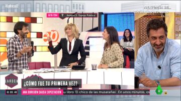 Juan del Val recuerda su primera vez con Susana Griso durante una entrevista a Nuria Roca