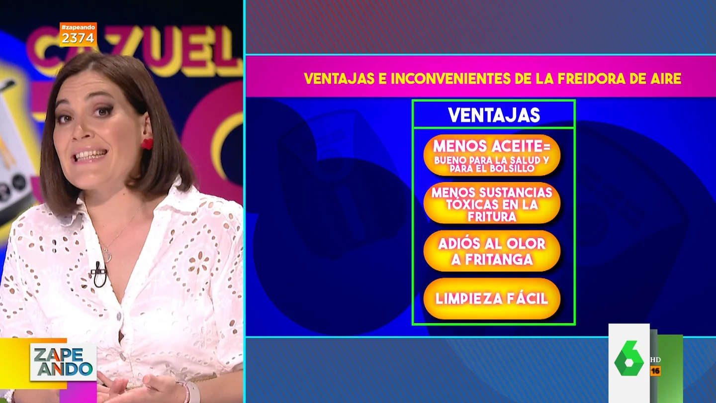 Boticaria García explica las ventajas e inconvenientes de la freidora de aire Boticaria García explica las ventajas e inconvenientes de la freidora de aire