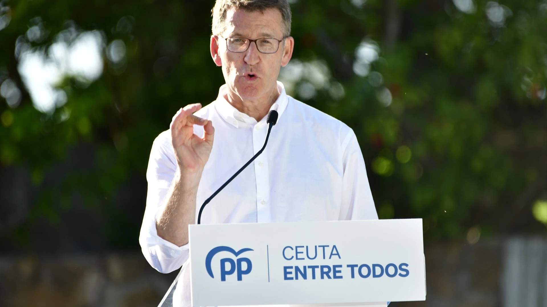 El presidente del Partido Popular, Alberto Núñez Feijóo.