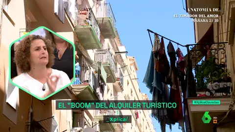 "Cualquiera que quiera ir a Galicia, en el 93% de los Ayuntamientos tiene una vivienda turística, mientras que hoteles y pensiones solo lo hay en el 46%", afirma la presidenta de Aviturga, Dulcinea Aguín, en este vídeo de laSexta Xplica.