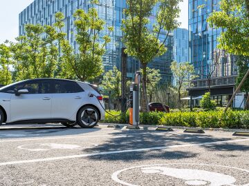 Imagen de los cargadores de ChargePoint