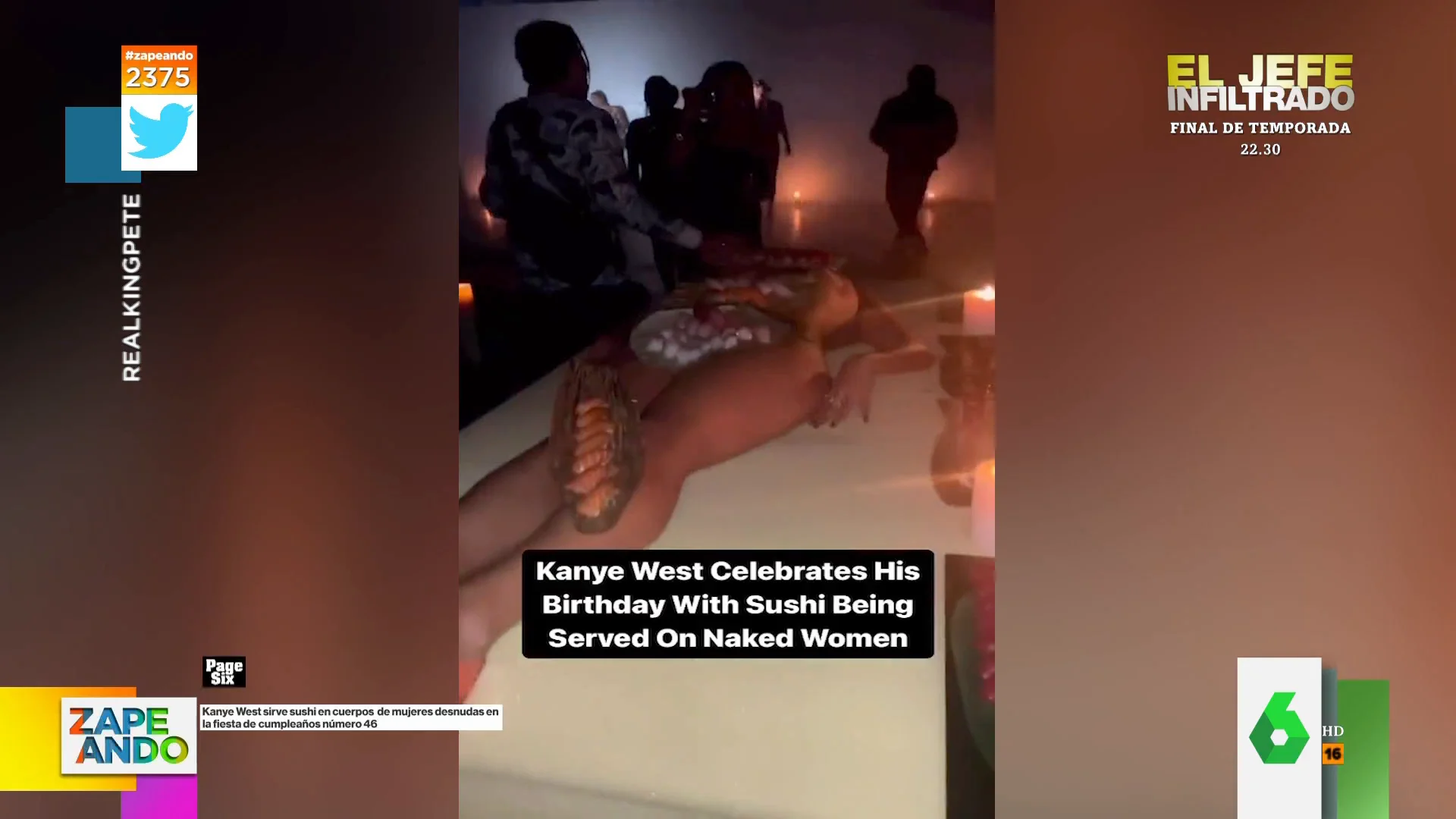 "No da puntada sin hilo": la peculiar celebración de cumpleaños de Kanye West con toda su familia