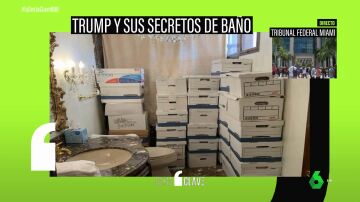 Un salón de baile, un despacho y hasta un baño: todos las estancias por las que Trump paseó los documentos secretos