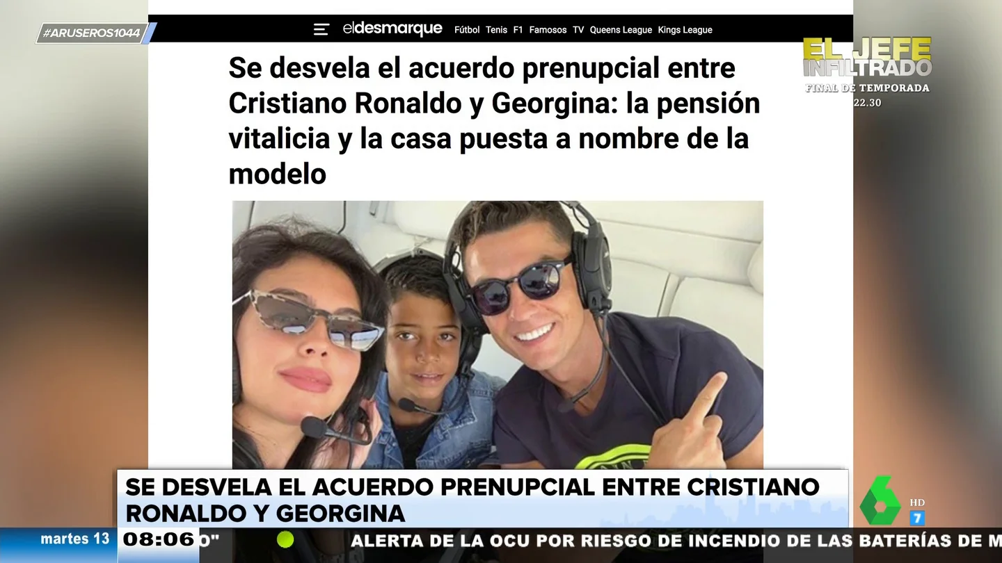 Este sería el acuerdo prenupcial de Cristiano Ronaldo y Georgina Rodríguez Este sería el acuerdo prenupcial de Cristiano Ronaldo y Georgina Rodríguez