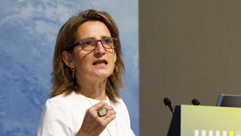 La ministra para la Transición Ecológica, Teresa Ribera