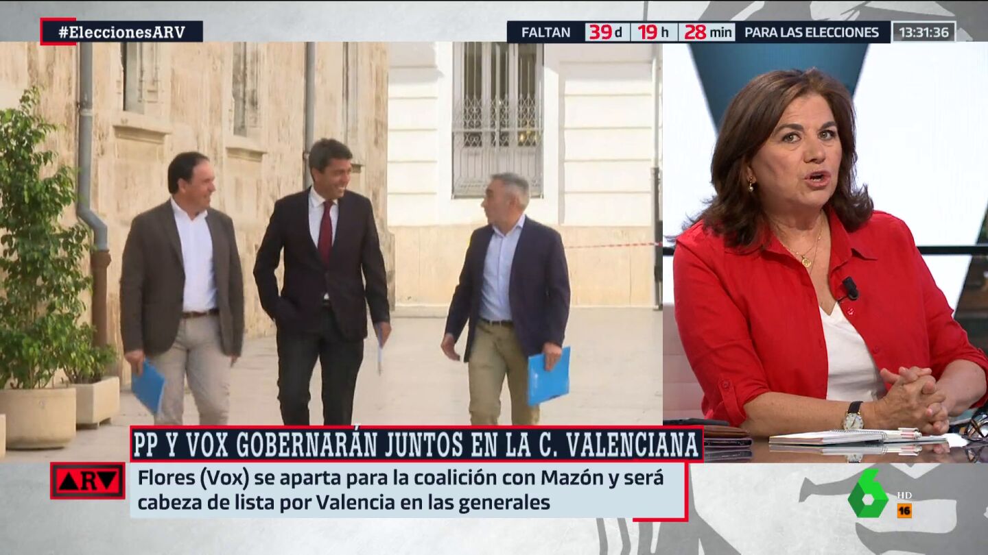 La reflexi&oacute;n de Luc&iacute;a M&eacute;ndez sobre PP y Vox: "Este tipo de pactos ya no penalizan electoralmente al PP"