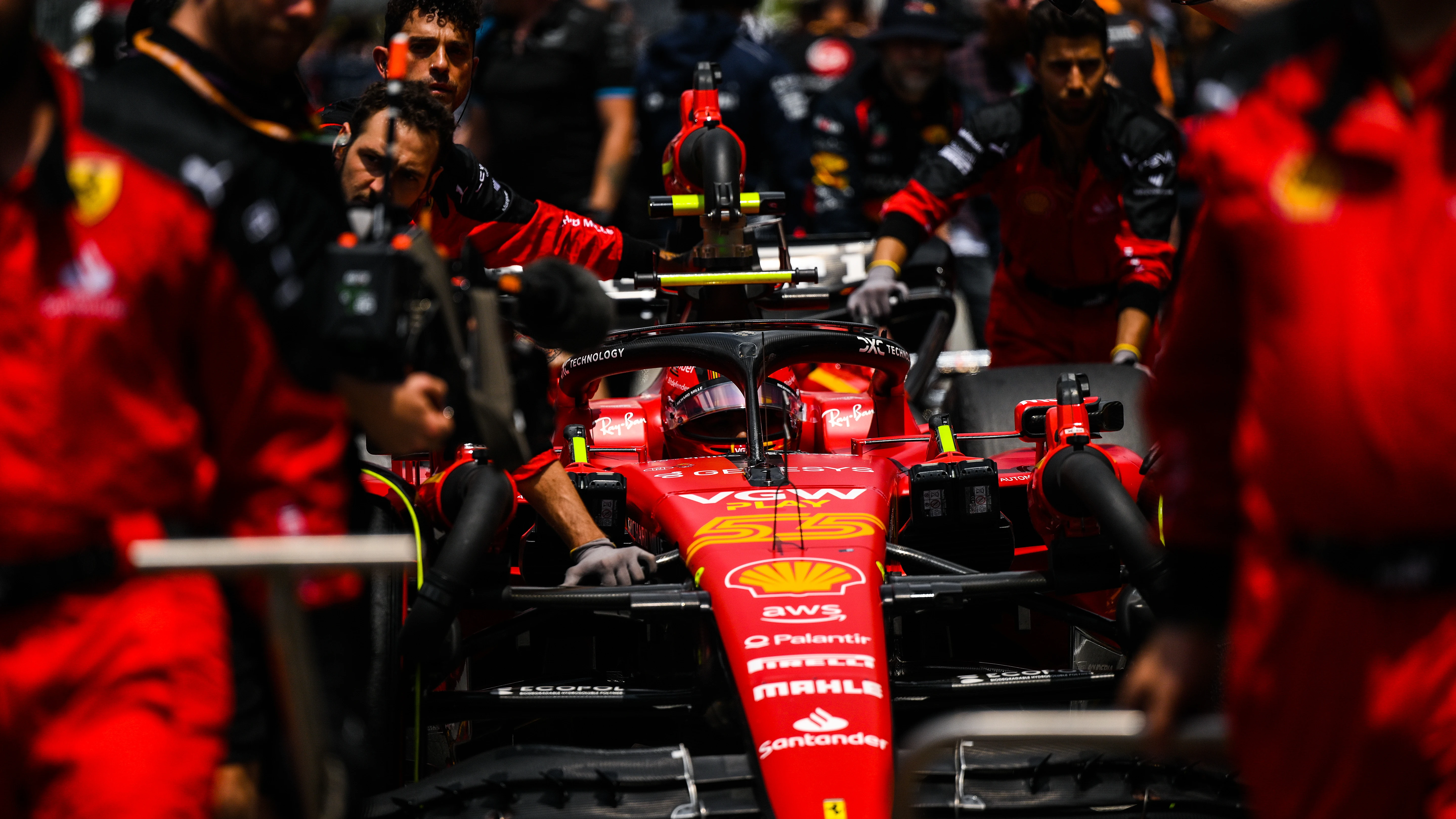 Carlos Sainz en Ferrari