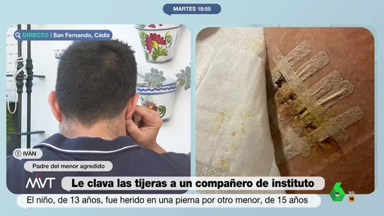Iván, padre de un menor agredido en su instituto Iván, padre de un menor agredido en su instituto