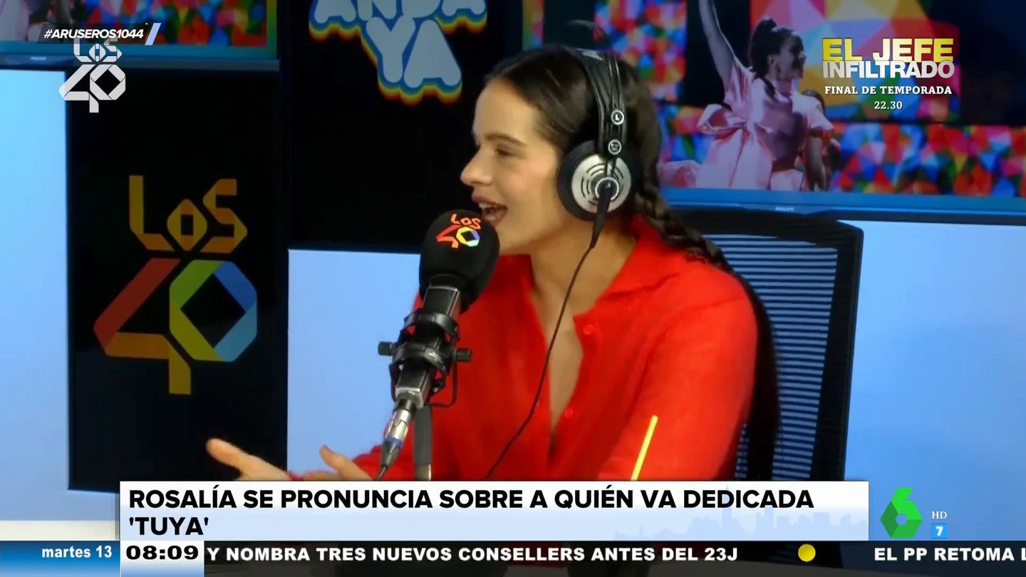 Rosalía responde al "salseo" por la letra de 'Tuya': ¿a quién va dirigida? ¿está basada en hechos reales? Rosalía responde al "salseo" por la letra de 'Tuya': ¿a quién va dirigida? ¿está basada en hechos reales?
