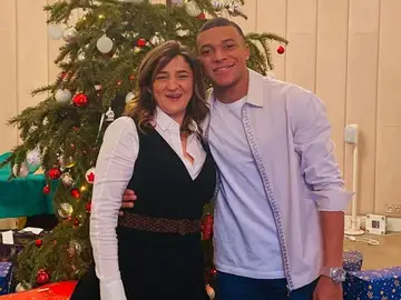 Mbappé y su madre
