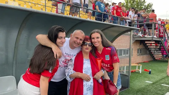 Javi Moreno, junto a su familia Javi Moreno, junto a su familia