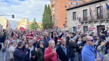 Miles de personas en la manifestación en Burgos