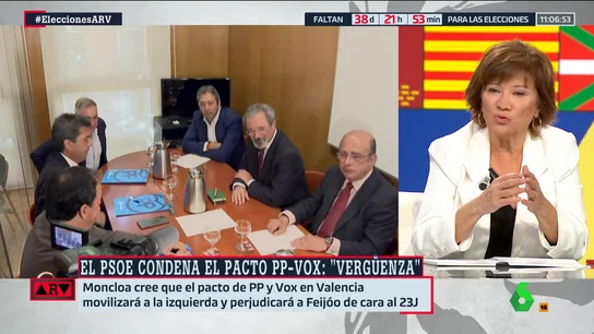 La reflexión de Nativel Preciado tras los pactos entre PP y Vox: "Ya se puede elegir entre dos modelos de sociedad" La reflexión de Nativel Preciado tras los pactos entre PP y Vox: "Ya se puede elegir entre dos modelos de sociedad"