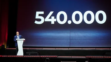 El Consejero Delegado de Atresmedia Javier Bardají anunciaba en la presentación la cifra 540.000 abonados de atresplayer.
