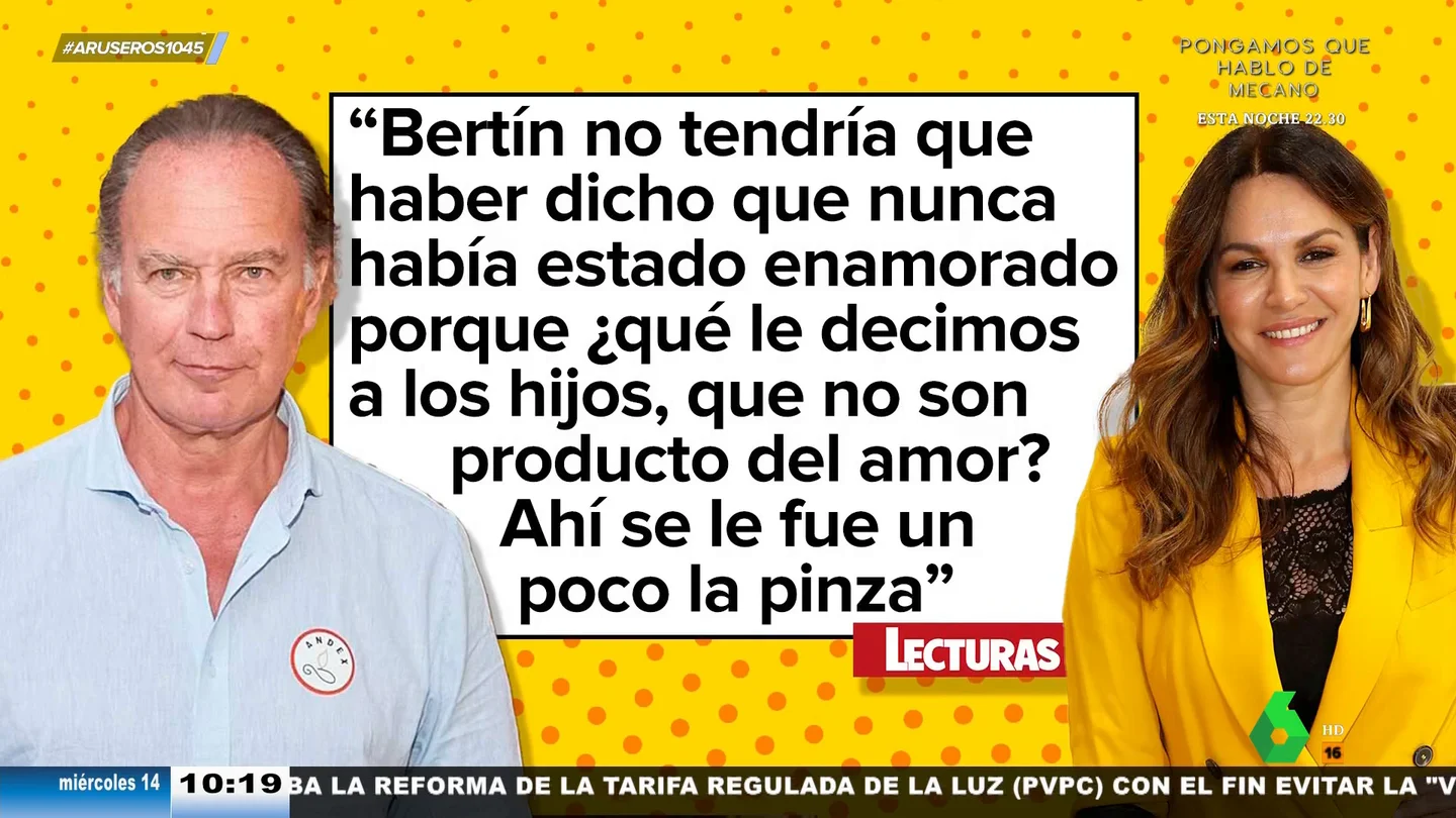 Lluvia de zascas de Fabiola Martínez a Bertín Osborne: "Se le fue la pinza" Lluvia de zascas de Fabiola Martínez a Bertín Osborne: "Se le fue la pinza"