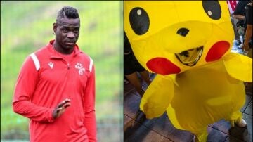 Balotelli se vistió de Pikachu y agredió al director deportivo del Sion