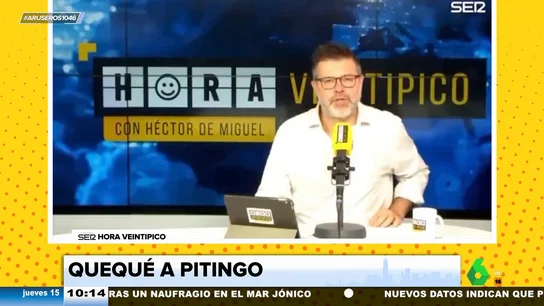 Los dardos virales entre Quequé y Pitingo: "Enhorabuena por los bolos que te caerán en los ayuntamientos de Vox" Los dardos virales entre Quequé y Pitingo: "Enhorabuena por los bolos que te caerán en los ayuntamientos de Vox"