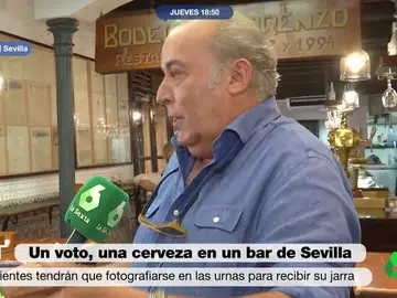 Un bar de Sevilla dará una cerveza gratis a todo el que demuestre que ha votado el 23J
