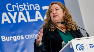 Imagen de archivo de la candidata del PP a la alcaldía de Burgos, Cristina Ayala