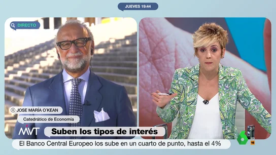 El claro mensaje del economista José María O'Kean sobre los tipos de interés El claro mensaje del economista José María O'Kean sobre los tipos de interés