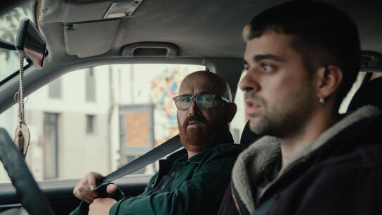 Javier Cámara (Tomás) y Darío Loureiro (Tacho) en una escena de la segunda temporada de 'Rapa'.
