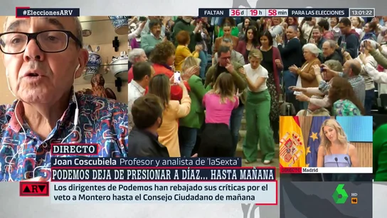 Coscubiela sobre Sumar-Podemos: "El ruido y la bronca darán lugar a las alternativas" Coscubiela sobre Sumar-Podemos: "El ruido y la bronca darán lugar a las alternativas"