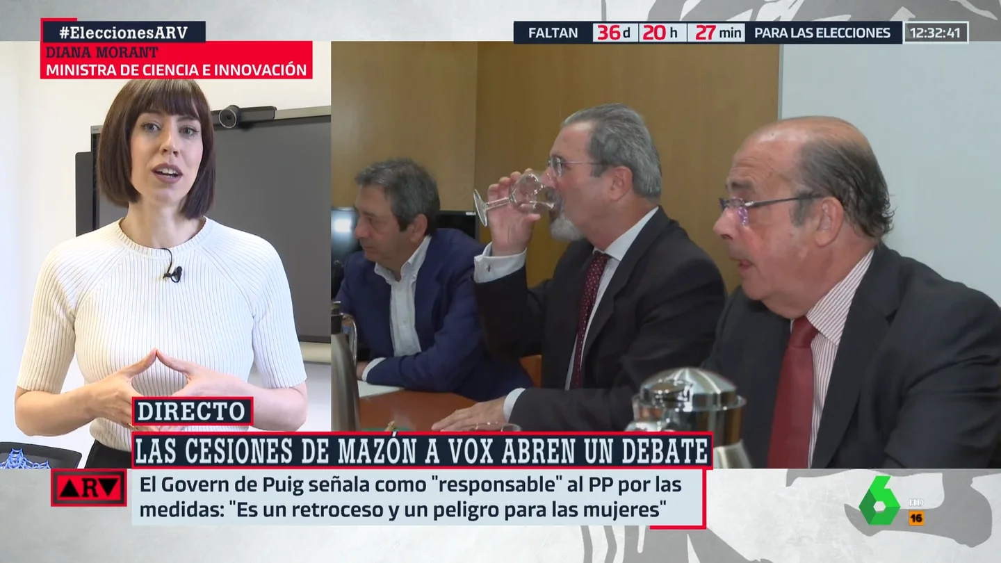 Diana Morant, sobre el acuerdo PP-Vox en Valencia: "Es el proyecto del PP de siempre, pero con más desfachatez" Diana Morant, sobre el acuerdo PP-Vox en Valencia: "Es el proyecto del PP de siempre, pero con más desfachatez"
