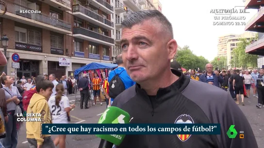 ¿Hay racismo en el fútbol español? Esta es la contundente respuesta de los aficionados a laSexta Columna "Lo que pasa en los estadios de fútbol, o en el deporte, con el racismo no es más que una expresión más del racismo que hay en la sociedad", señala Desirée Bela-Lobedde, activista antirracista, en este vídeo de laSexta Columna.