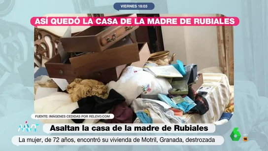 El asalto a la casa de la madre de Rubiales El asalto a la casa de la madre de Rubiales