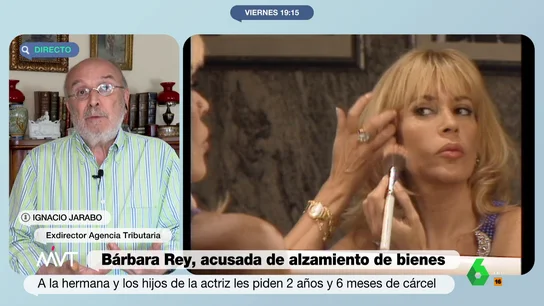 "Acusar a Bárbara Rey de alzamiento de bienes no tiene mucho recorrido": el análisis de Ruiz-Jarabo, exdirector de la Agencia Tributaria "Acusar a Bárbara Rey de alzamiento de bienes no tiene mucho recorrido": el análisis de Ruiz-Jarabo, exdirector de la Agencia Tributaria